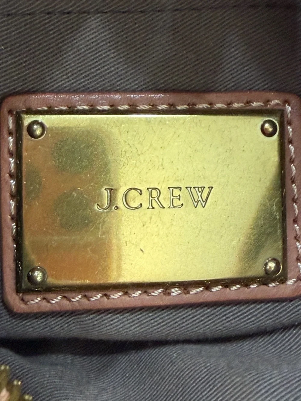 J.Crew Blush Pink Pebbled Leather Camera Crossbody Bag
